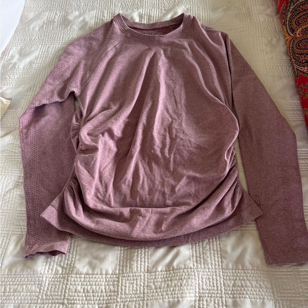 Women's Pink Long Sleeve Top